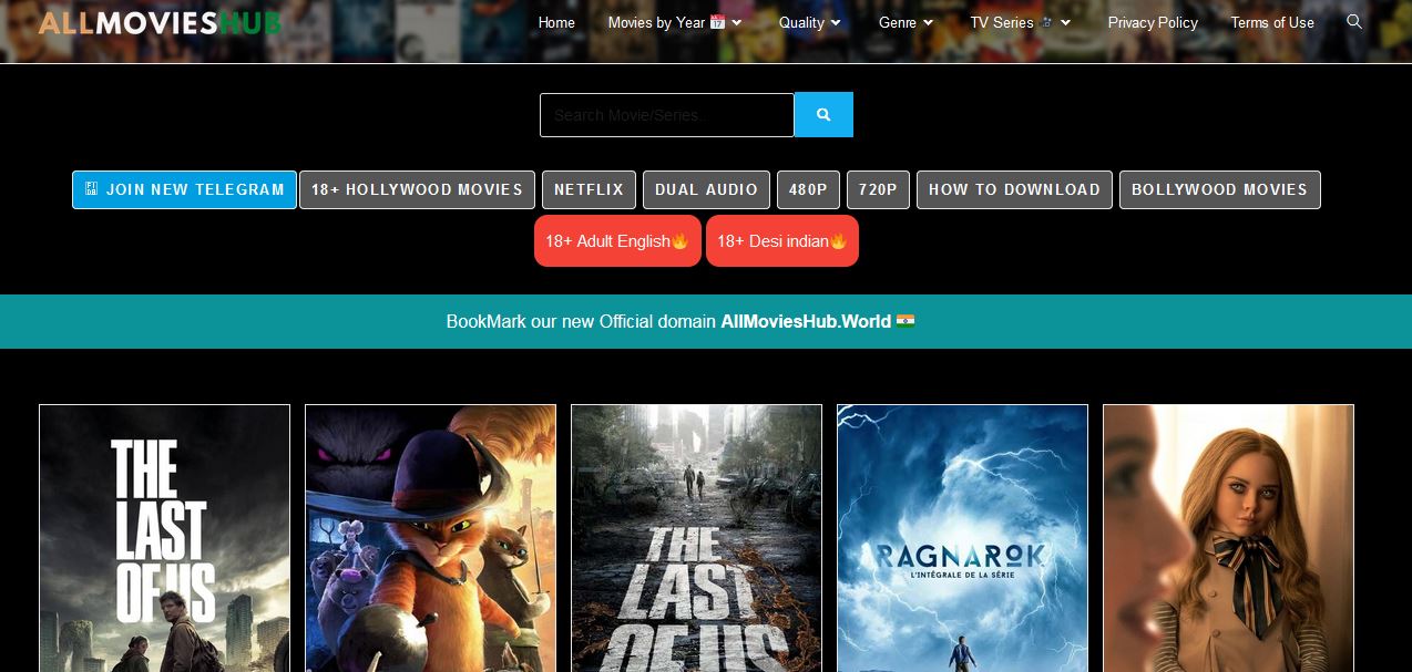 AllMoviesHub online movies streaming site and Alternatives