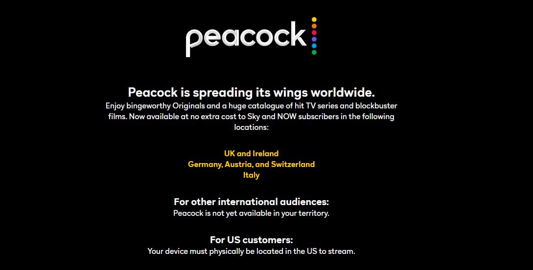 Peacock TV Features And Alternative Sites