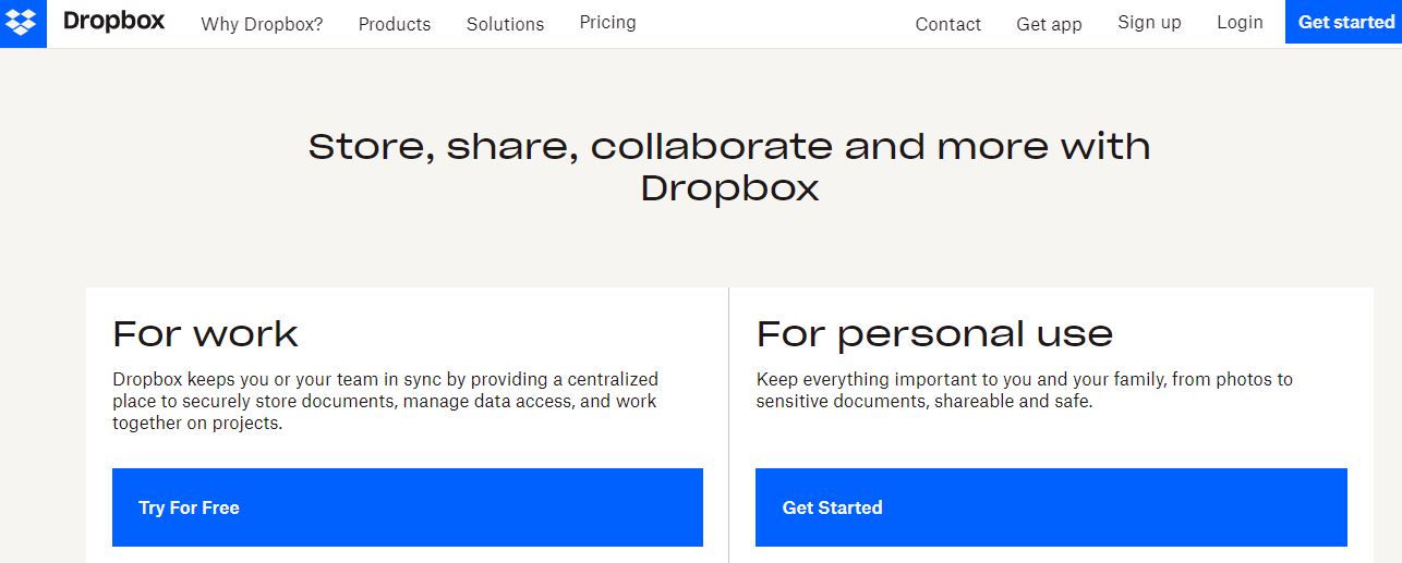 Dropbox and Alternatives Sites