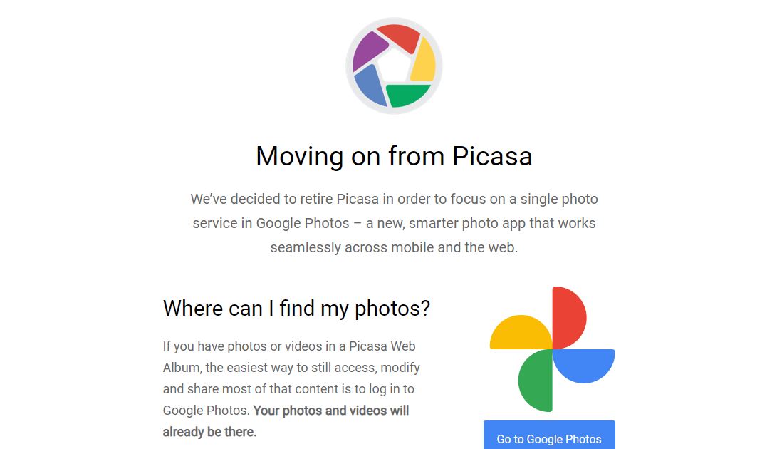 Picasa and Their Alternatives