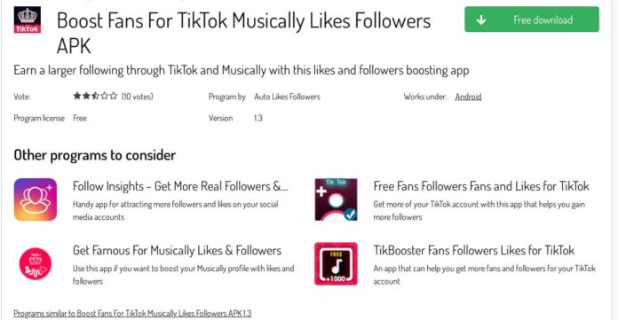 Boost Fans for TikTok