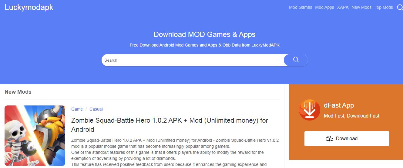 Luckymodapk Alternatives and its Features