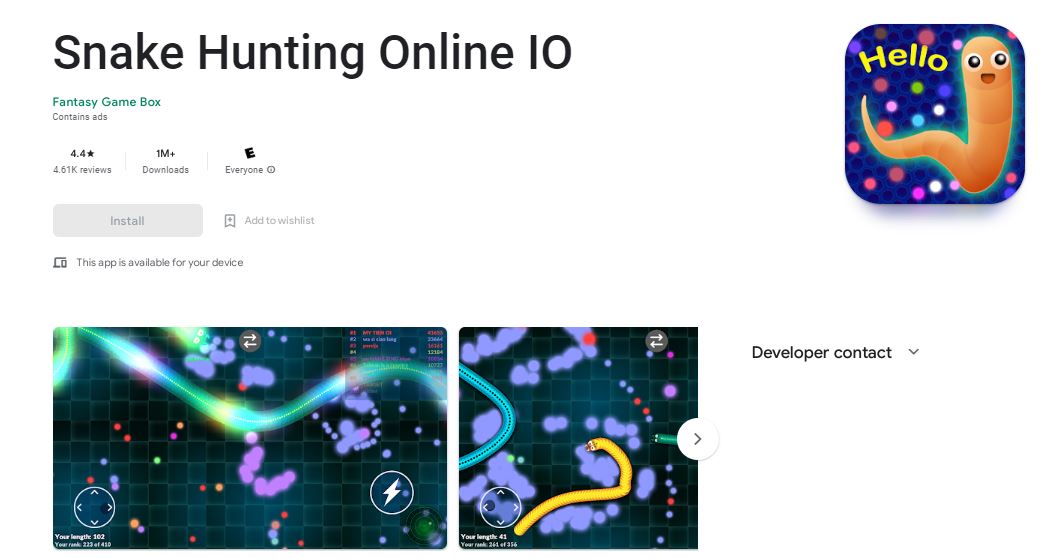 Snake Hunting Online IO And Their Alternatives