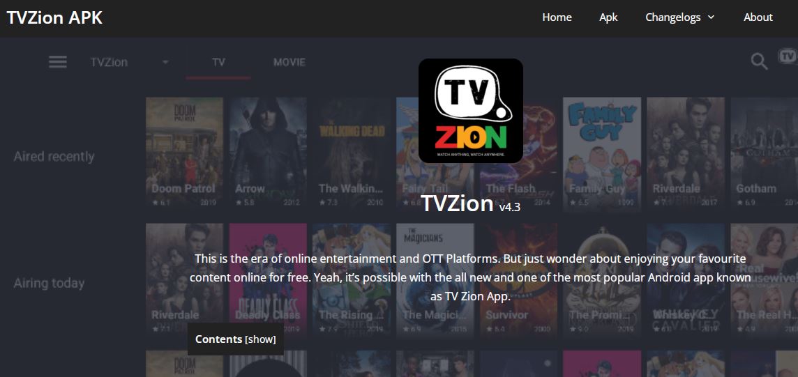 TVZion And Their Alternatives